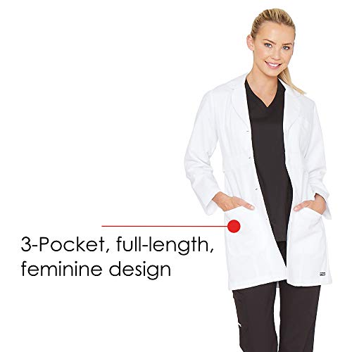 Grey's Anatomy 4481 34" Women's Lab (White, Medium) #TOP5