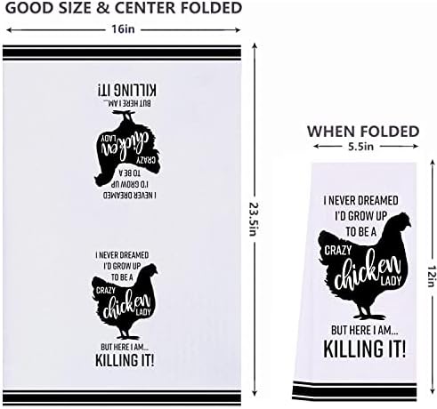 LXOMILL Chicken Kitchen Towels