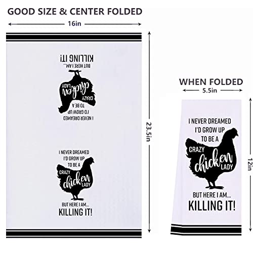 LXOMILL Chicken Kitchen Towels