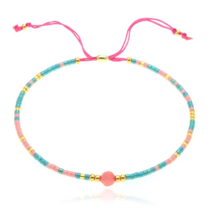 Deja Pulsera Miyuki Cuentas de cristal - Ibiza