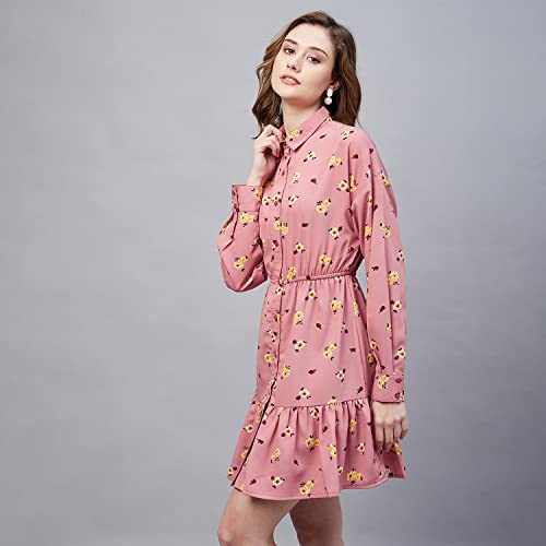 Image of Carlton London Women's Satin Fit and Flare Mini Dress