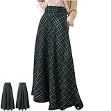 womens vintage chunky heel lace-up leather daily boots [Multi-scene coordination] -----This long dress can easily handle anything from casual outings to commuting dates. Can be paired with knitwear, T-shirts, or shirts to showcase a variety of styles