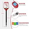 Soil pH Meter Smart Soil Moisture Meter with App Control Digital Soil Test Kit for Plants pH Sunlight Intensity Fertility pH EC Salt Soil Thermometer Humidity Moisture Meter for Garden Lawn Farming