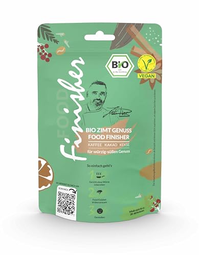 Bio Food Finisher Spices Wintergenuss | 80g Zuckergewürzmischung im Standbodenbeutel | Für Glühwein, Kekse, Lebkuchen | by Luis Dias