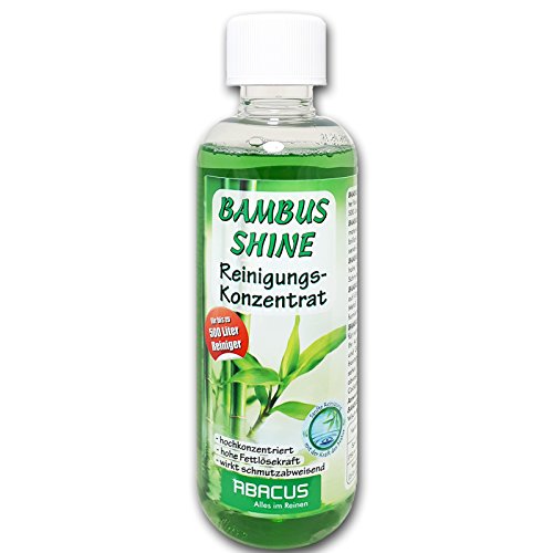 Preisvergleich Produktbild BAMBUS SHINE REINIGUNGSKONZENTRAT 300 ml (4010) - Glasreiniger Spiegelreiniger Fensterreiniger Konzentrat Kachelreiniger Kunststoffreiniger Glas Spiegel Fenster Leder Reiniger Hochkonzentrat - ABACUS
