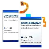 Batteria di ricambio compatibile con Samsung Galaxy Z Flip 5G, 1100 mAh/3200 mAh, a lunga durata, EB-BF707ABY+EB-BF708ABY, con kit di attrezzi completi