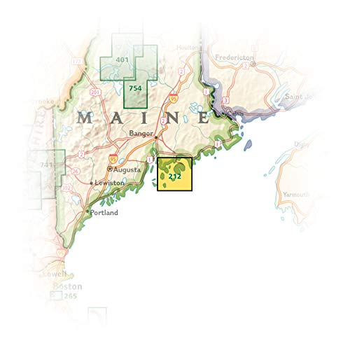Acadia National Park Map (National Geographic Trails Illustrated Map, 212) #TOP5