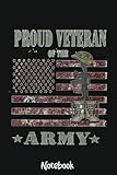 patriot cowboy boots  proud veteran of the army Boots Veterans Day Notebook: Notebook - Journal - Lined Journal - Mint Notebook 6x9x110 Pages