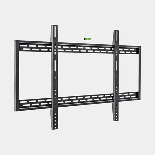 VonHaus TV Wall Bracket for 60-100" Screens, Ultra-Slim TV Bracket with Spirit Level, Flat to Wall Mount, 100kg Capacity, Max VESA: 900x600mm