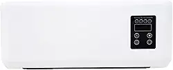 Aquecedor de parede elétrico com temperatura ajustável e timer de 8 horas, ideal para apartamentos, escritórios, casas e hotéis. Aquecimento rápido