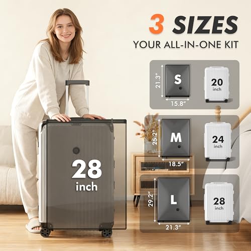 Image of GONGSHI Vacuum Seal Bags for Clothing Travel & Home Storage, Travel Vacuum Bags with Pump,Space Saver for Blankets, Comforters, Pillows, Clothes,30 Combo