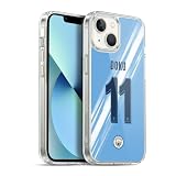 Head Case Designs Officially Licensed Manchester City Man City FC Jérémy Doku 2025/26 Players Home Kit 2nd Group Gel Case [Military Grade Protection] Compatible with Apple iPhone 13