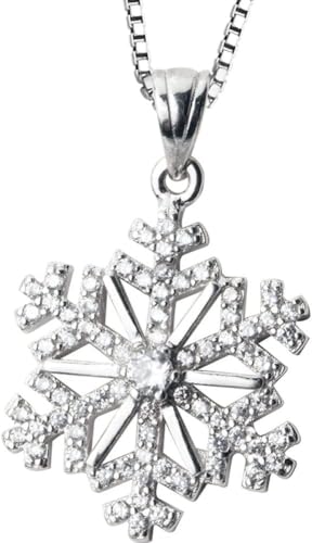 Collier flocon de neige en argent, le cadeau idéal pour femme et fille
