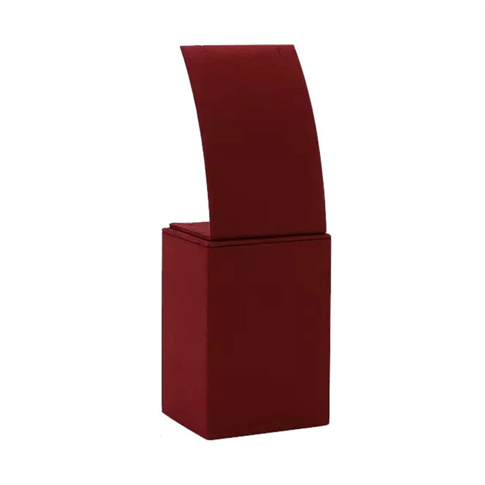 J9V4G6S3B5 Jewellery Storage Jewelry Display Stand Showcase for Pendant Necklace, Chain Bracelet Retail Stores/Trade Shows, Red(Large)