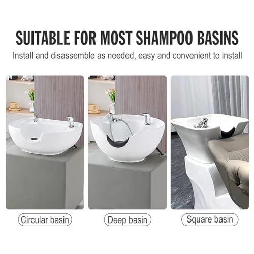 Circulation d'eau spa de tête à 21 trous pour bol de shampooing - 8