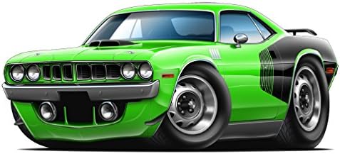 1971 Cuda 426 Hemi Convertible Garage Graphics & Decor 22" x48" (4ft Long) Wall Graphic Decal Sticker Man Cave Garage Decor Boys Room Decor