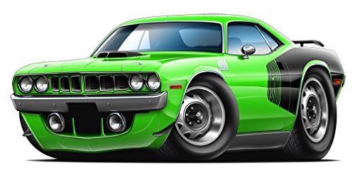 1971 Cuda 426 Hemi Convertible Garage Graphics & Decor 22" X48" (4Ft Long) Wall Graphic Decal Sticker Man Cave Garage Decor Boys Room Decor #TOP7