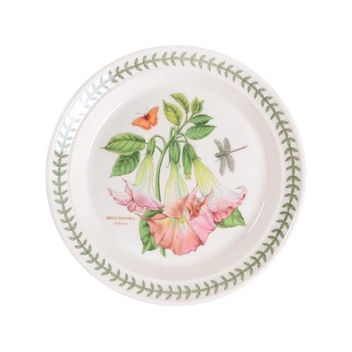 Image of Portmeirion Exotic Botanic Garden 8.5 inch Salad Plate, Arborea - Traditional British Ceramic Dish, Made in England, Dishwasher & Microwave Safe - Floral Tableware for Dining & Entertaining