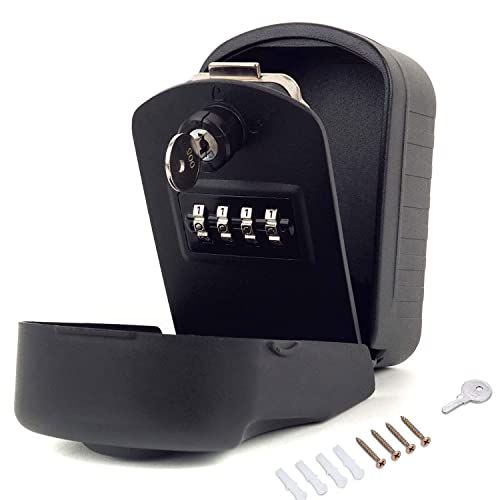 Verrou de Stockage des clés, Grand Interne avec système de déverrouillage d'urgence et de récupération de Code, pour Partager et sécuriser Les clés pour Maison,Bureau,Garage Cover