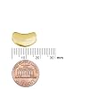 Ritastephens Heart Seed Pendant Necklace Yellow-Gold Overlay real 925 Sterling Silver 16 inch long gift ready #4