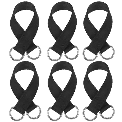 Homoyoyo 6 Correas de Dominadas para Entrenamiento Físico, Banda de Fitness Resistente y Elástica, Accesorio para Gimnasio y Ejercicios de Fuerza, Paquete de 6 Unidades para Uso Deportivo