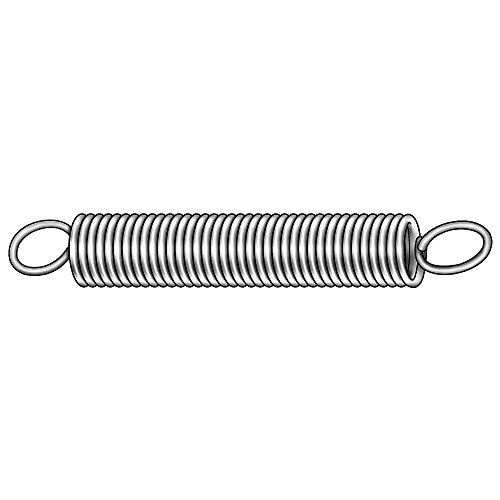 Ext Spring, Utility, 2 1/2 OAL, 3/8 OD, PK3