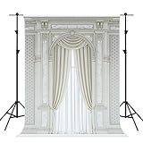 Kate 10×10ft White Castle Palace Backdrop Photography Classic Church Indoor Wedding Background Photography Photo Studio Props for Photographers