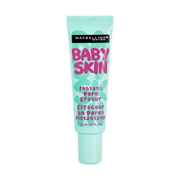 Maybelline-Baby-Skin-Instant-Pore-Eraser-Primer-Clear-067-Fl-Oz-Pack-of-1 Maybelline Baby Skin Instant Pore Eraser Primer Makeup, Clear, 1 Count