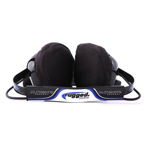 Rugged Carbon Fiber Behind The Head Ultimate Headset For Off Road Air Boats Intercoms - Features Gel Ear Seals Cloth Ear Covers And Noise Cancelling Microphone #TOP6