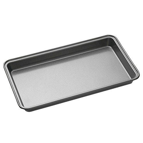 MasterClass Brownie Tin with PTFE PFOA and BPA Free Non Stick Robust 1mm Thick Carbon Steel 34 x 20cm Rectangular Tray Bake Pan