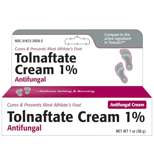 Tolnaftate Antifungal Athletes Foot Cream 1% - 1 Oz (30 G)