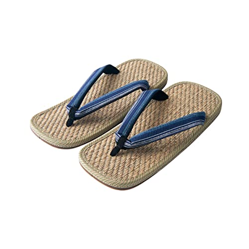 IPPINKA Japanese Setta Sandals - Traditonal Cotton Textile Straps - Size Men 9/ Women 10.5 - Handmade in Japan