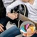 21 Packs Guitar Picks With Organizer Box Bass Picks Thin, Medium & Heavy 3 Different Thickness For Electric Acoustic Guitars Ukulele Bass, Guitar Gifts For Men Women Players