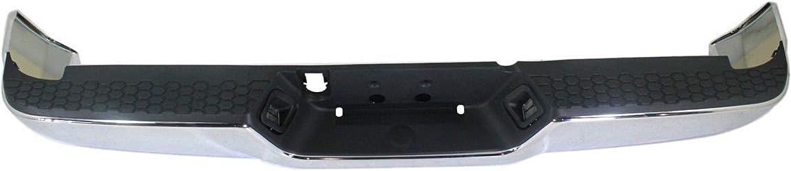 BUMPERS THAT DELIVER - Chrome, Steel Rear Step Bumper Assembly Compatible with 2009-2018 Dodge RAM 1500 Series Pickup 09-18, CH1103117