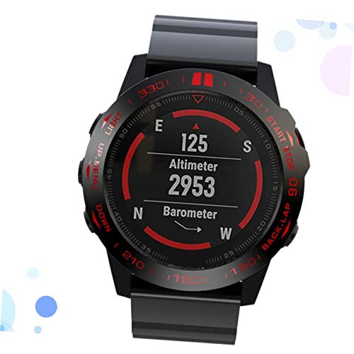 Funda protectora de metal para reloj inteligente anti-daños con letras 4