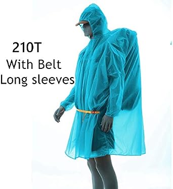 3F UL GEAR Lightweight Hiking Poncho, Waterproof Backpack Poncho Raincoat for Outdoor Trekking, Camping, Hiking