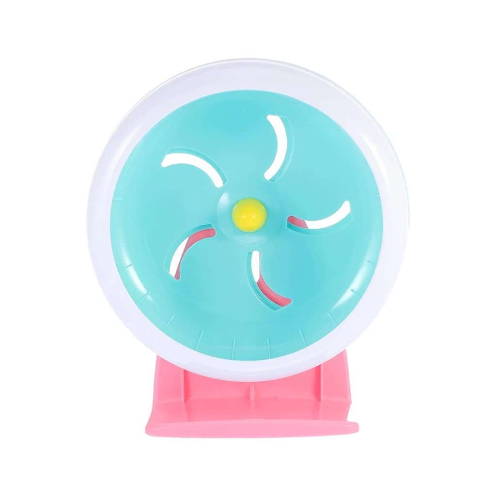 1 PC Hamster Silent Exercise Delicate Pet Plaything Plastic Running Wheel for Hedgehog Hamster Gerbil Pet Mice