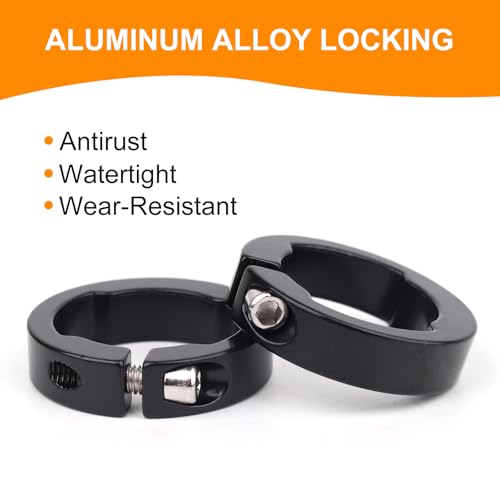 FLOWERUN Fahrradgriffe, Lenkergriffe, Ergonomische rutschfeste Gummigriffe Mit Doppelklemmung, Stoßdämpfend Und Komfortabel, Für MTB, BMX, E-Bike, Roller, Einfache Montage, 22 mm (Stil 2)