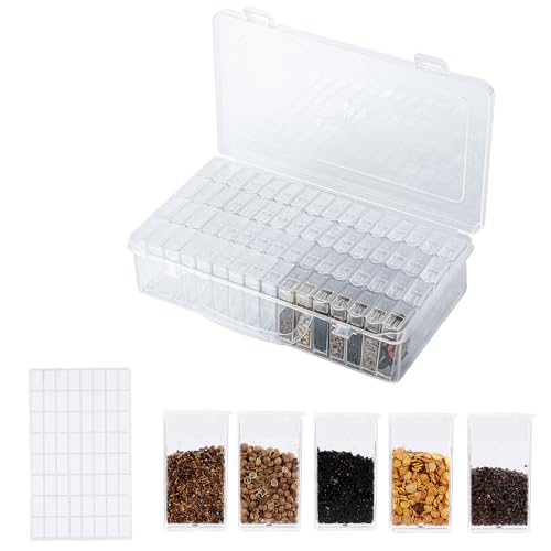 PEUTIER Saatgut Aufbewahrungsbox, 64 Fächer