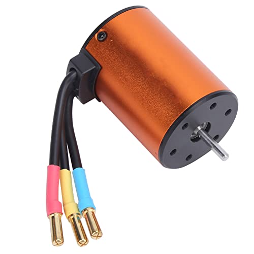 TIKATARER Moteur sans Balais 3650 3500 KV, Moteur RC étanche à 4 Pôles sans Capteur, à Dissipateur Thermique en Aluminium CNC avec Enroulements en Cuivre,...