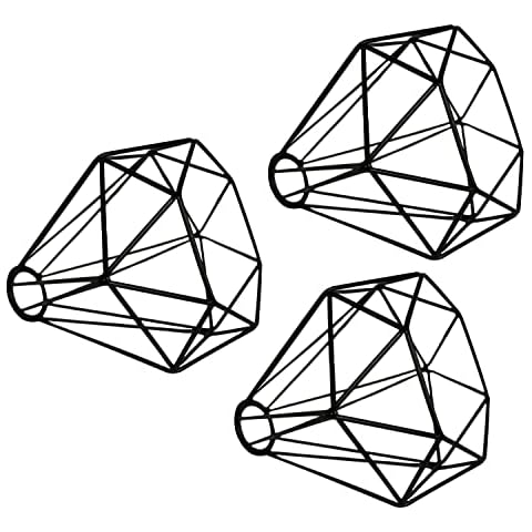 3x Vintage Metall Draht Käfig Lampenschirm Cover