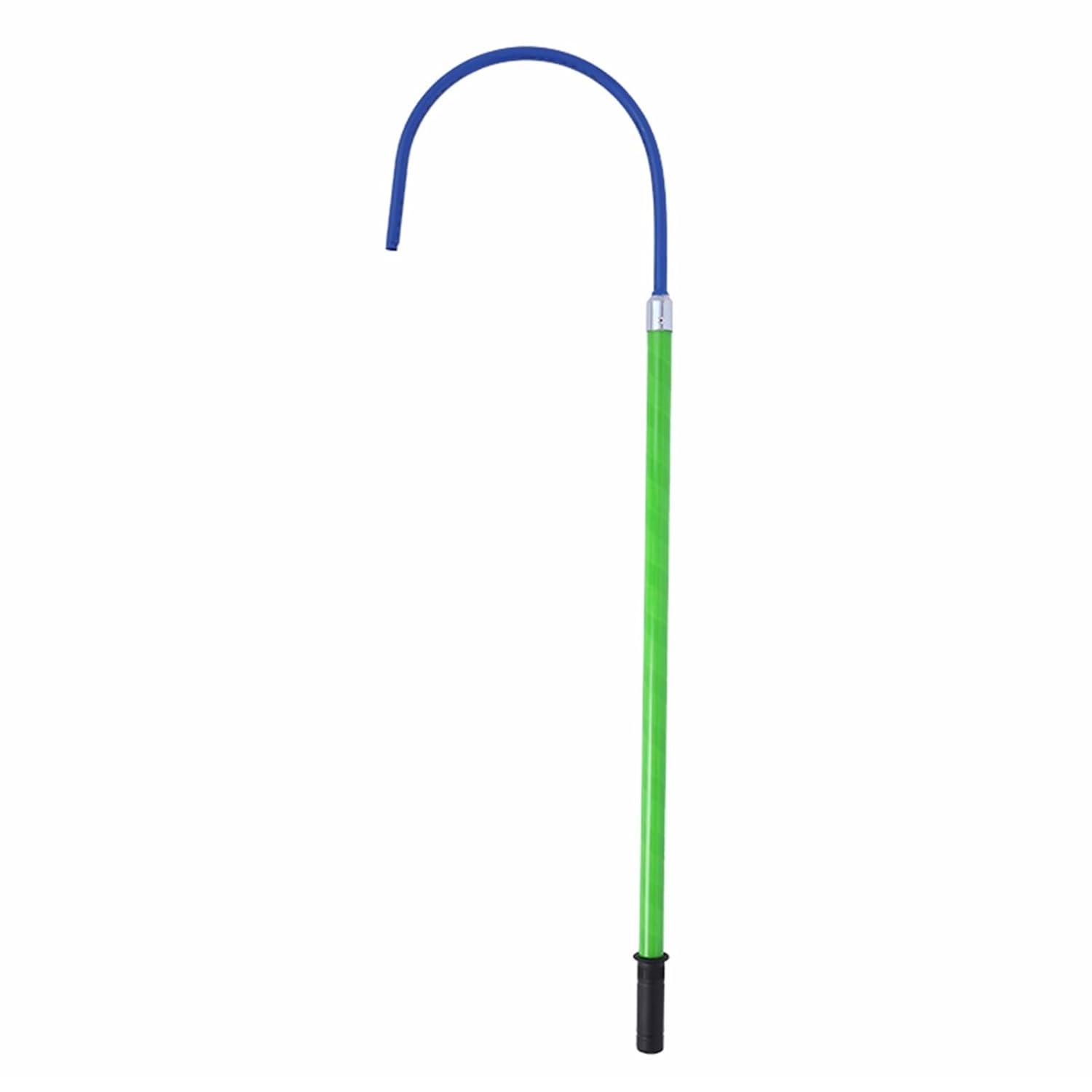 High Voltage Insulated Rescue Hook, Anti-electrocution Insulated Body Rescue Hook, Lightweight Portable Electrical Safety Tool for Power Station and Factory Maintenance(1.5m/4.9ft)