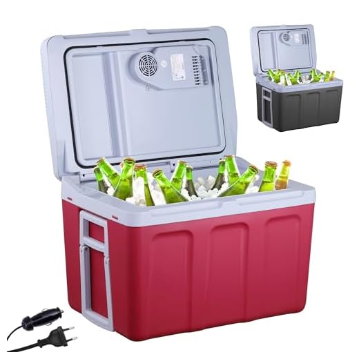 Arebos 45 liters kyllåda | för kylning och uppvärmning med ECO-läge | 12-230 V för bil och uttag