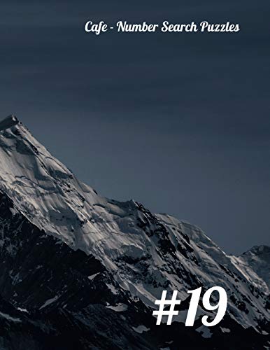 Cafe - Number Search Puzzles #19 (Volume)