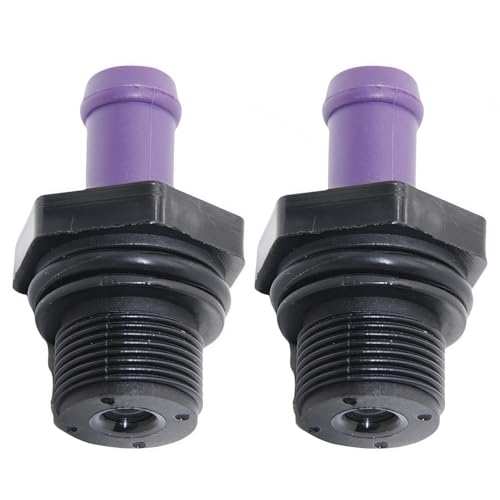 XIONGJIALIANG 11810-6N202 11810-EA200 Positive Crankcase Ventilation Valve PCV Valve Replacement for N-issan Frontier Pathfinder Altima NV Infiniti(2PCS), Reference Picture