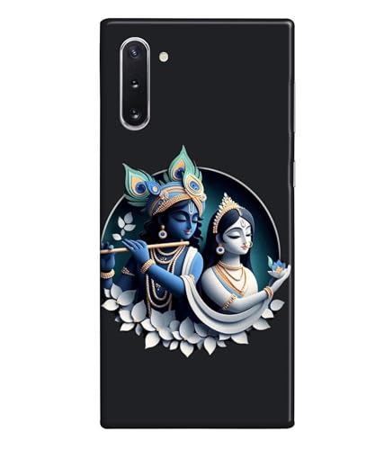 Image of Lord Radha Krishna Printed Hard Back Case Cover Compatible for Samsung Galaxy Note 10 (Multicolor) - D1666