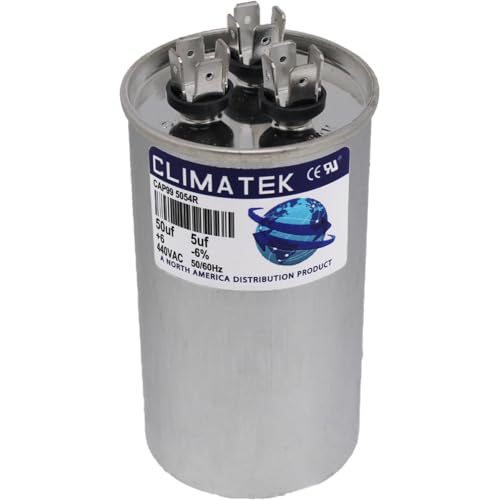 Image of ClimaTek Round Capacitor - fits Totaline # P291-5054RS | 50 /5 uf MFD 370 /440 Volt VAC
