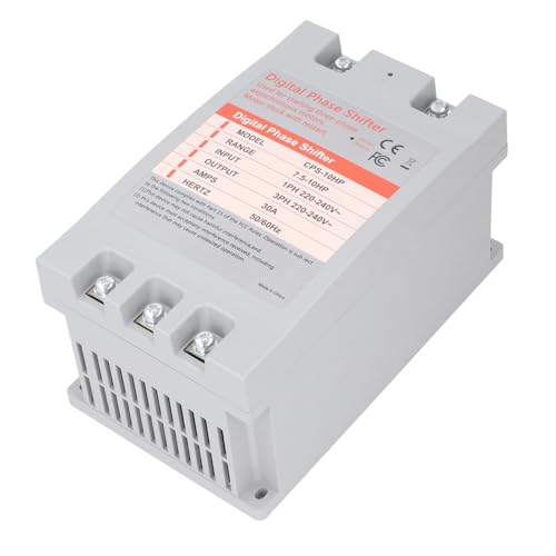Convertidor Monofásico a Trifásico Desplazador de Fase 5,5‐7,5Kw 220‐240Vac Inversor de Grado Industrial Convertidores Analógicos a Digitales