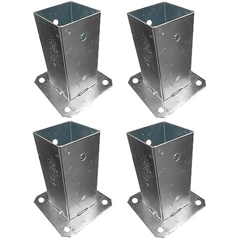 Heavy Duty Galvanised Fence Post Support Brackets Cover