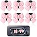 Tyqour 6 St&uuml;ck Rosa Schleife Auto Lufterfrischer Clip Schleife Auto Deko Innenraum Clip Rosa Auto Zubeh&ouml;r Innenraum Frauen M&auml;dchen Aromatherapie &auml;therisches &ouml;l Diffusor f&uuml;r Auto-Dekoration